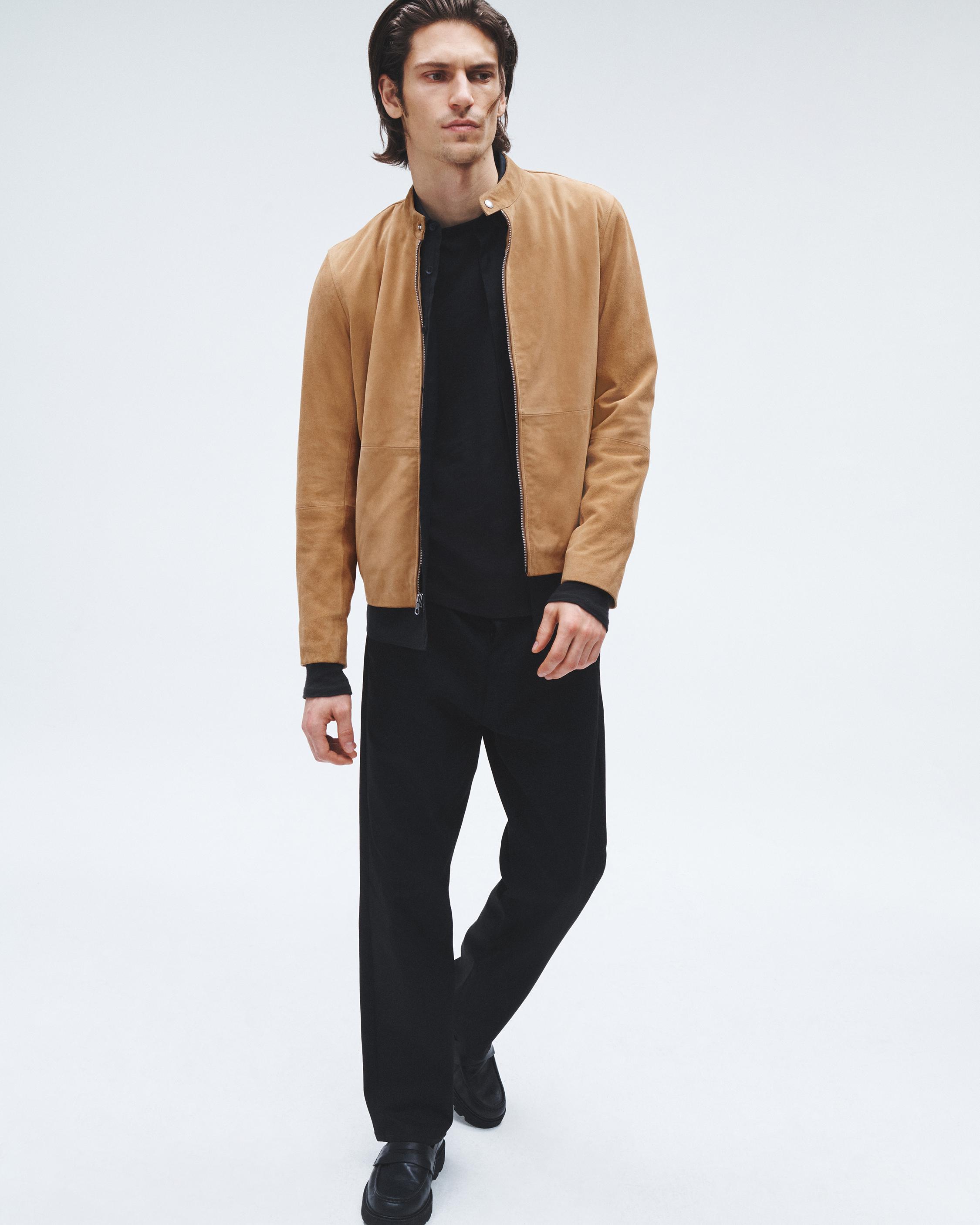 Archive Caf Suede Racer Jacket